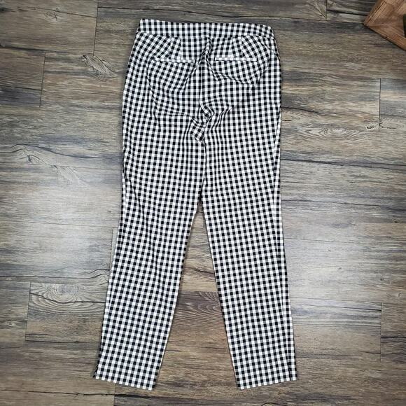 Talbots Women Chatham Ankle Pants Sunrise Gingham Size 4 Casual Preppy - Picture 4 of 10